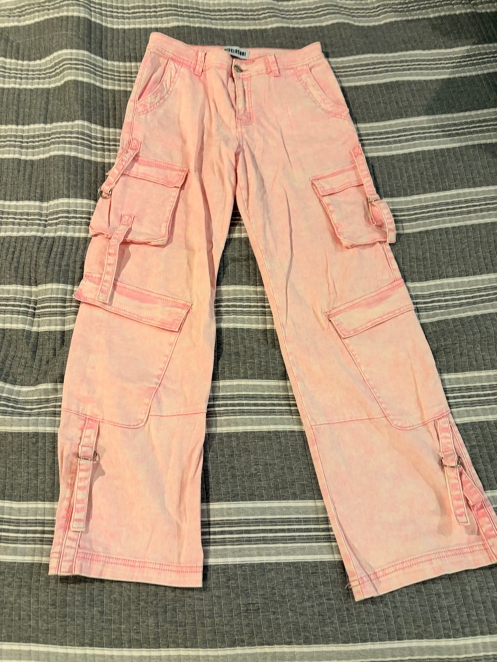 NWOT Disclosure Women’s Size 13Pink Cargo Pocket Wide-Leg Pants